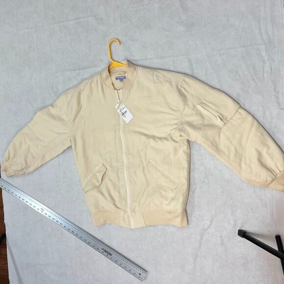 Florence by Mills Oversize Quilted Bomber Jacket Whitecap Grey XS NWT - Picture 4 of 16